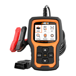 เครื่องสแกน ANCEL AD410 Pro พร้อมสาย ปลั๊ก OBD2 และคีบตรวจแบตเตอรี่