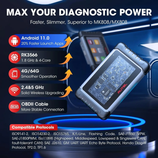 fae42995e64f828e7ec3 Autel MK808S รองรับภาษาไทย เครื่องสแกนวิเคราะห์ระบบรถยนต์